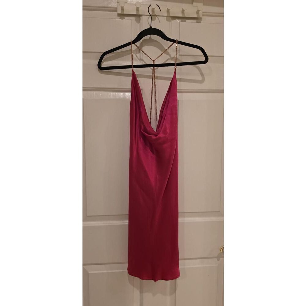 Forever 21 Women's Pink and Rose Gold Dress, NWT